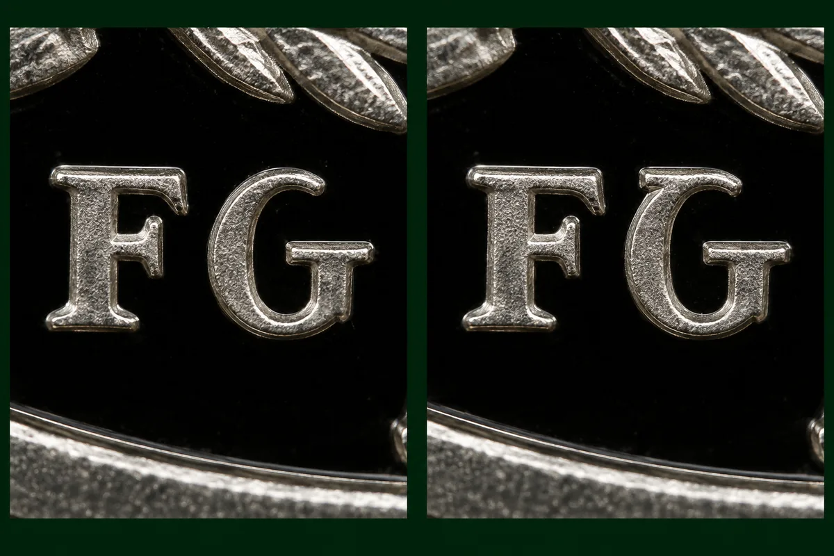 Conceptual comparison of the FG reverse initials
