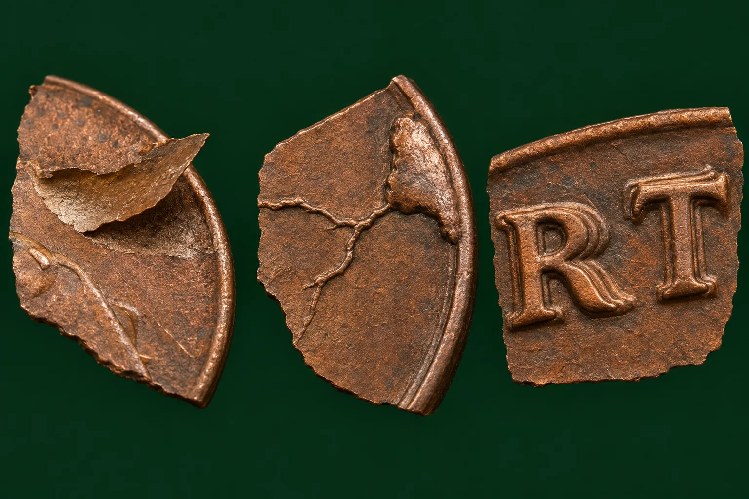 AI illustration comparing a lamination, a raised die crack with cud, and doubled lettering
