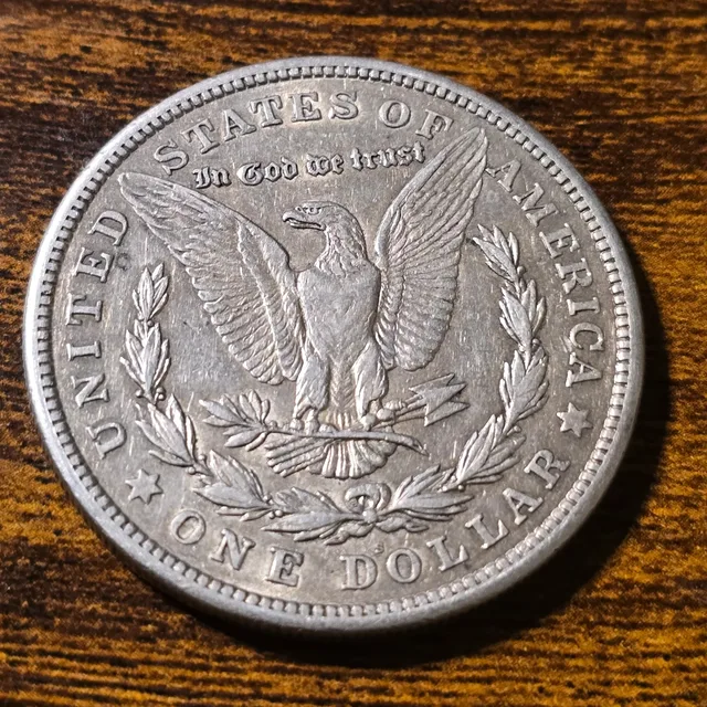1921-S Morgan Silver Dollar 90% Silver Raw US Coin Circulated Collector Coin, view 2