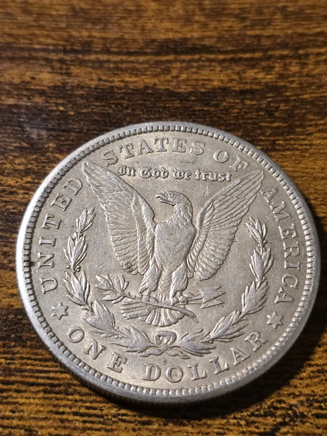 1921-S Morgan Silver Dollar 90% Silver Raw US Coin Circulated Collector Coin, view 2