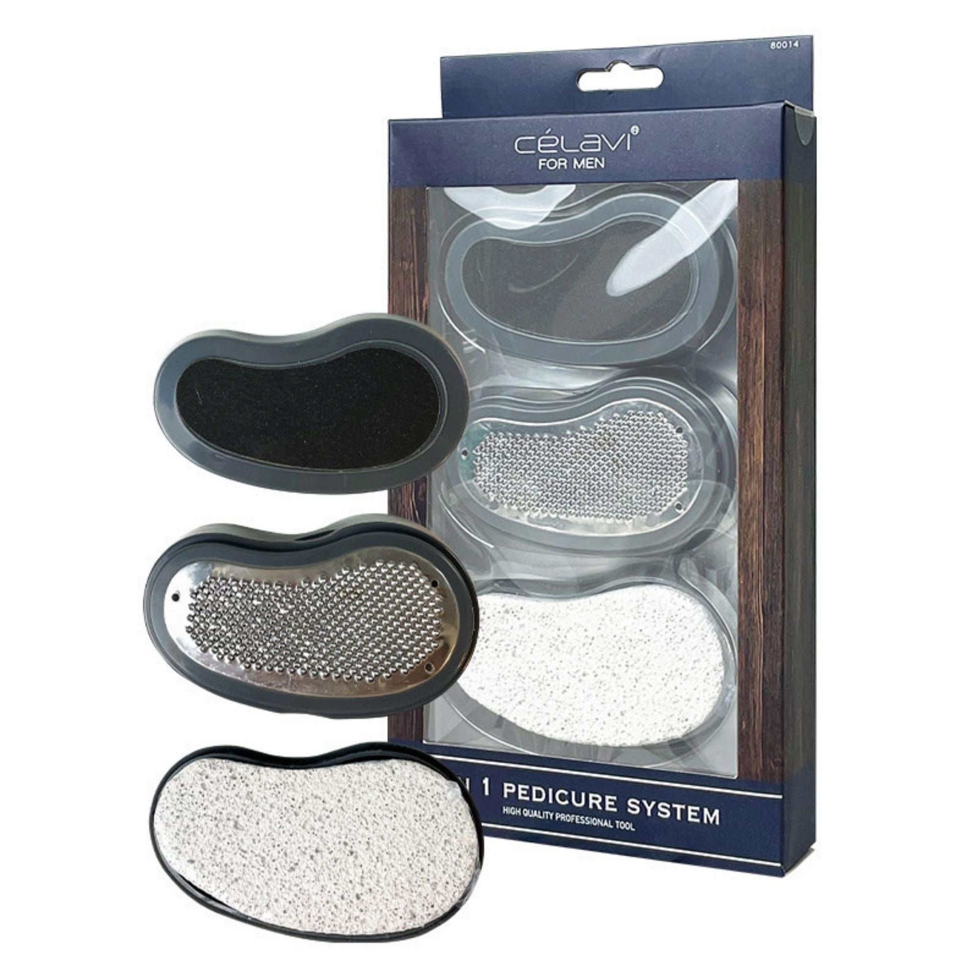 Bulk 12-Pack: Celavi for Men 3 in 1 Pedicare System