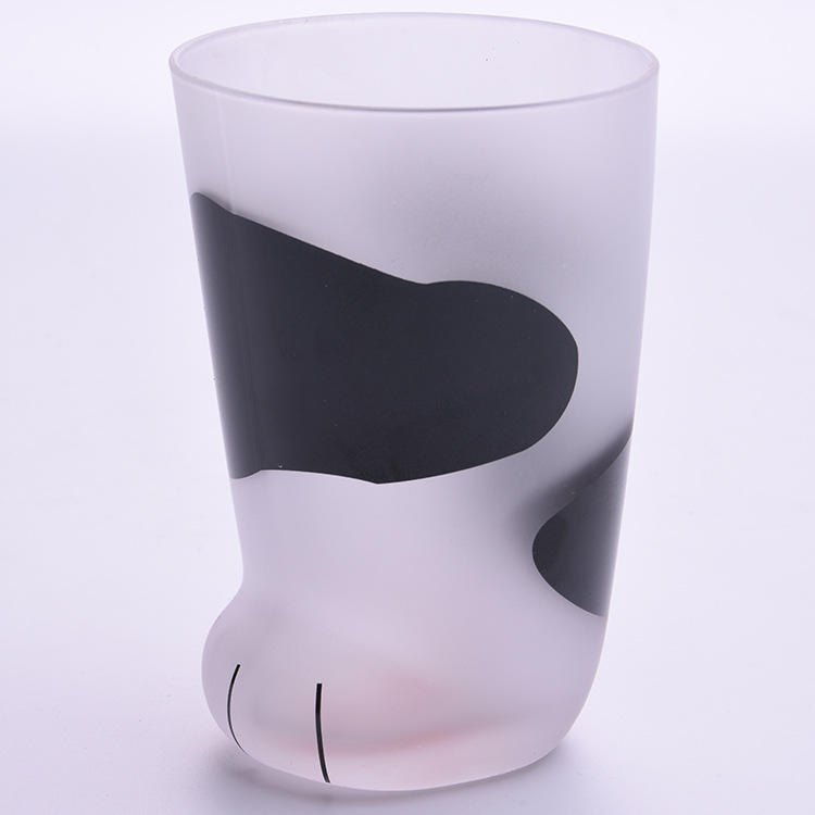 Creative Cute Cat Paws Glass Tiger Paws Mug Office Coffee Mug Tumbler Personality Breakfast Milk Porcelain Cup Gift — Cows