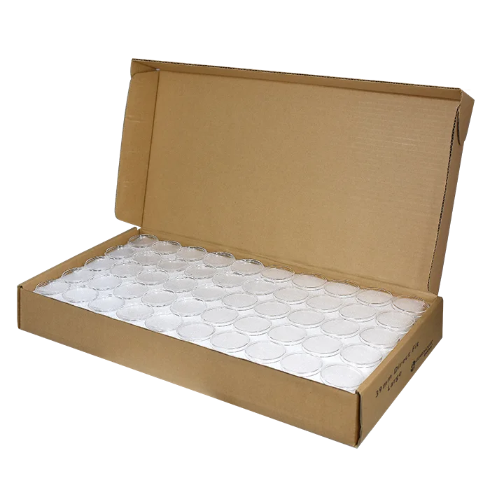 39mm Silver Round Bulk Direct-Fit / L Ring-Fit EvoCore Coin Holders. 250 count box.