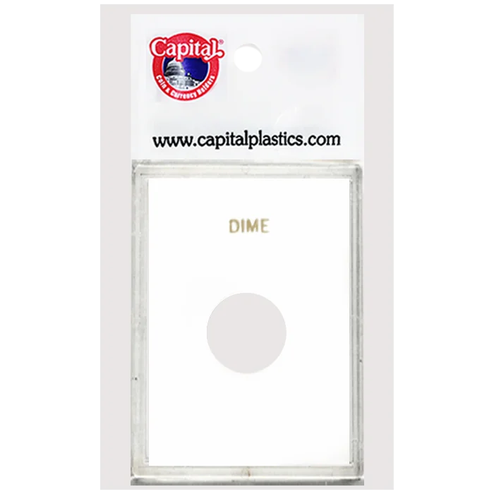 Capital Plastics Caps Coin Holder - Dime