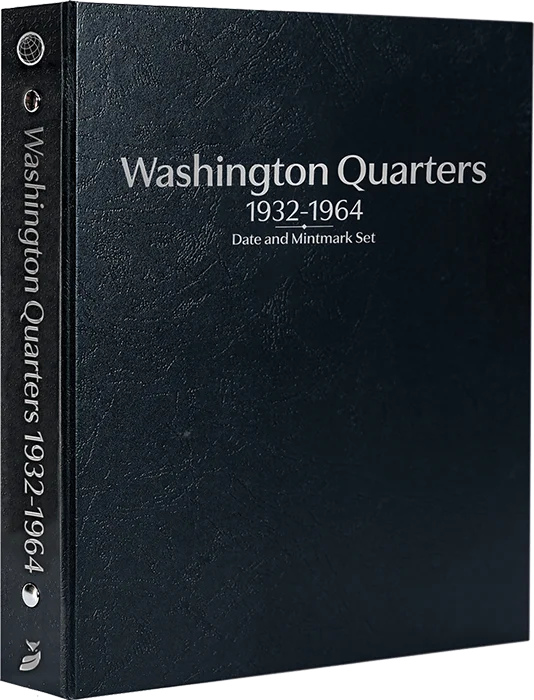 Washington Quarters 1932-1964, Date & Mintmark Set P, D & S (Black)