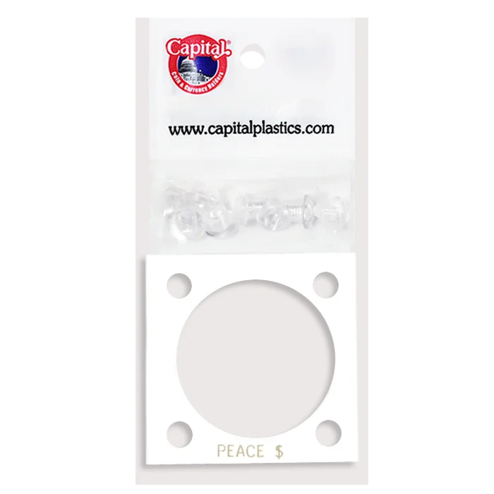 Capital Plastics 144 Coin Holder - Peace $