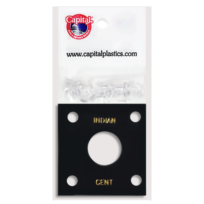 Capital Plastics 144 Coin Holder - Indian Cent