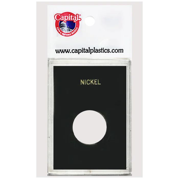 Capital Plastics Caps Coin Holder - Nickel