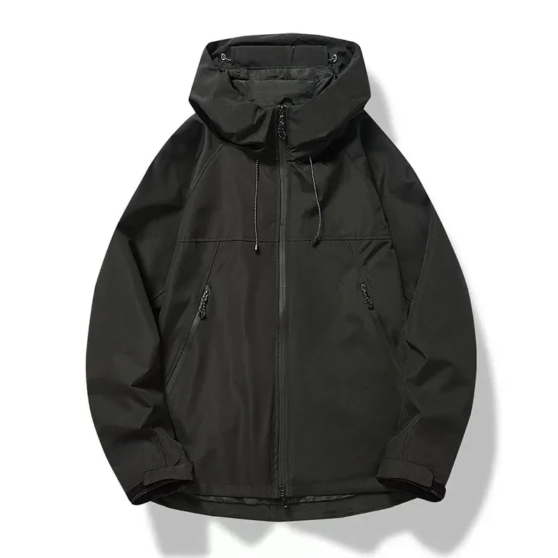Unisex lightweight hooded zip jacket