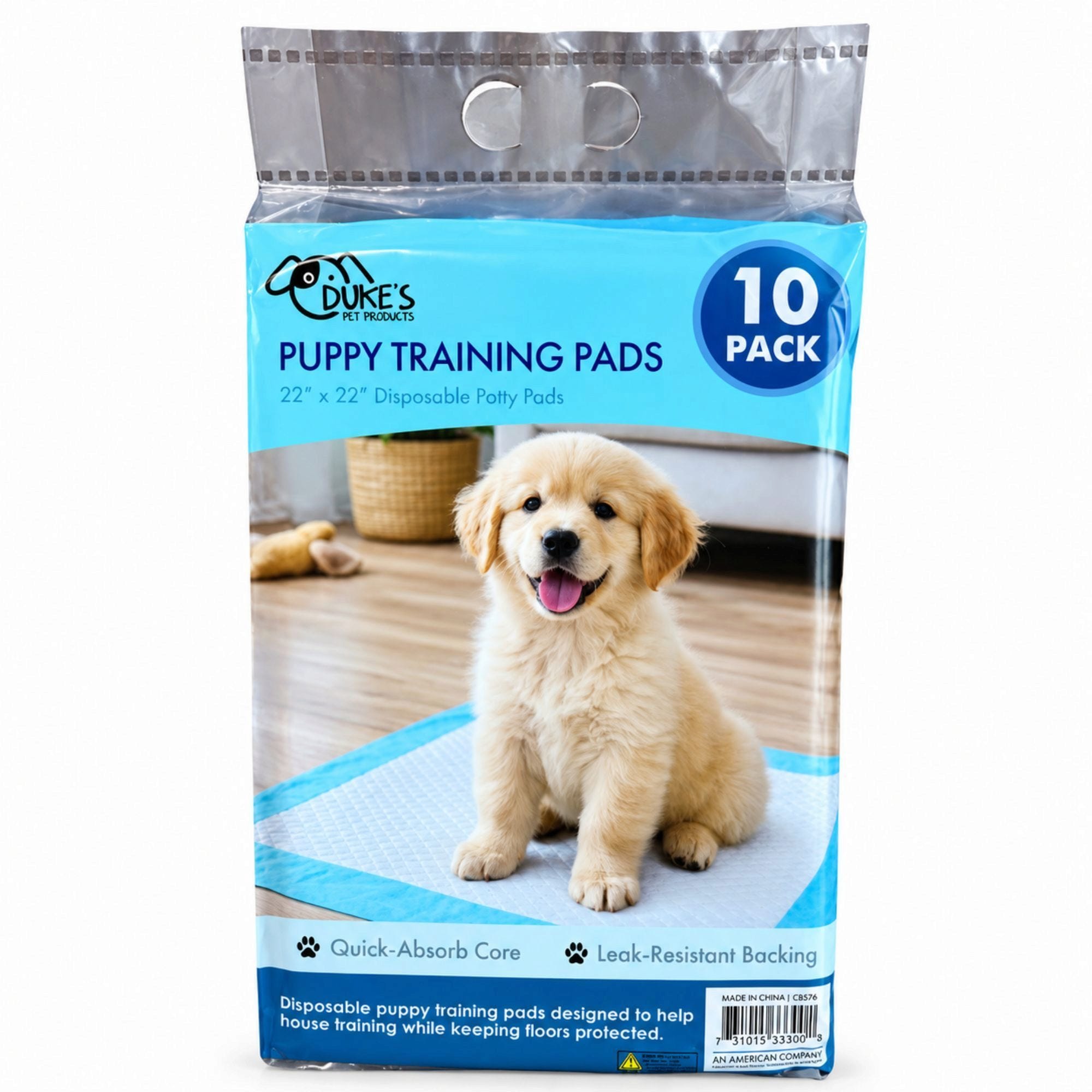 Bulk 11-Pack: 10 Pack Disposable Pet Training Pads