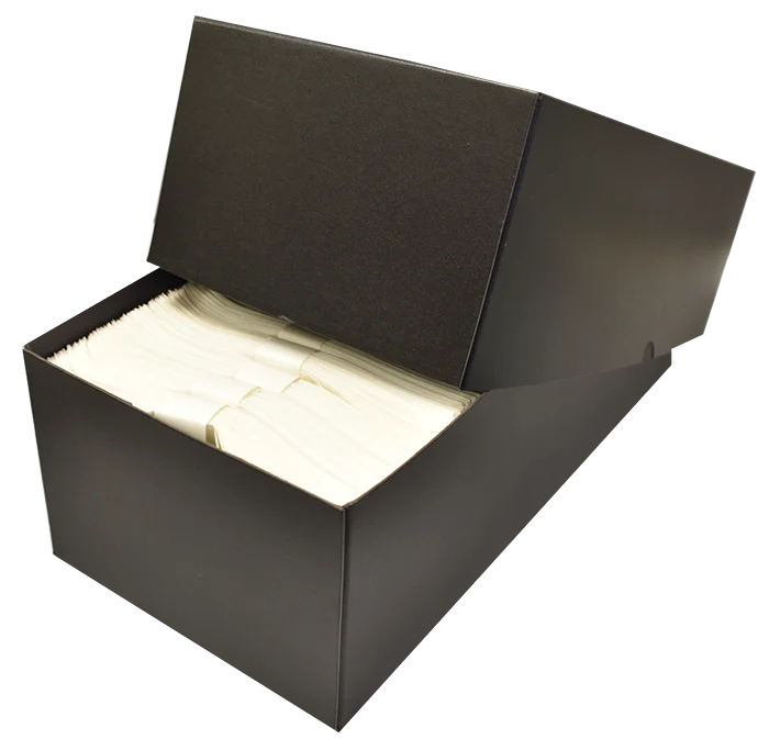 Glassine Storage #6 Box - 14 x 6 7/8 x 4 - Holds 4 1/8 x 6 1/4 Glassines