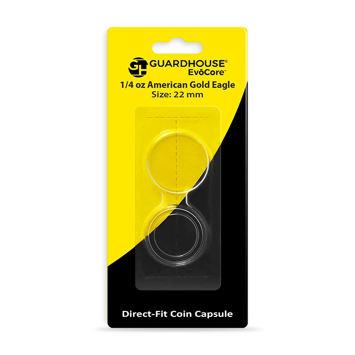 1/4 oz American Gold Eagle Direct Fit EvoCore Capsule - Retail Card