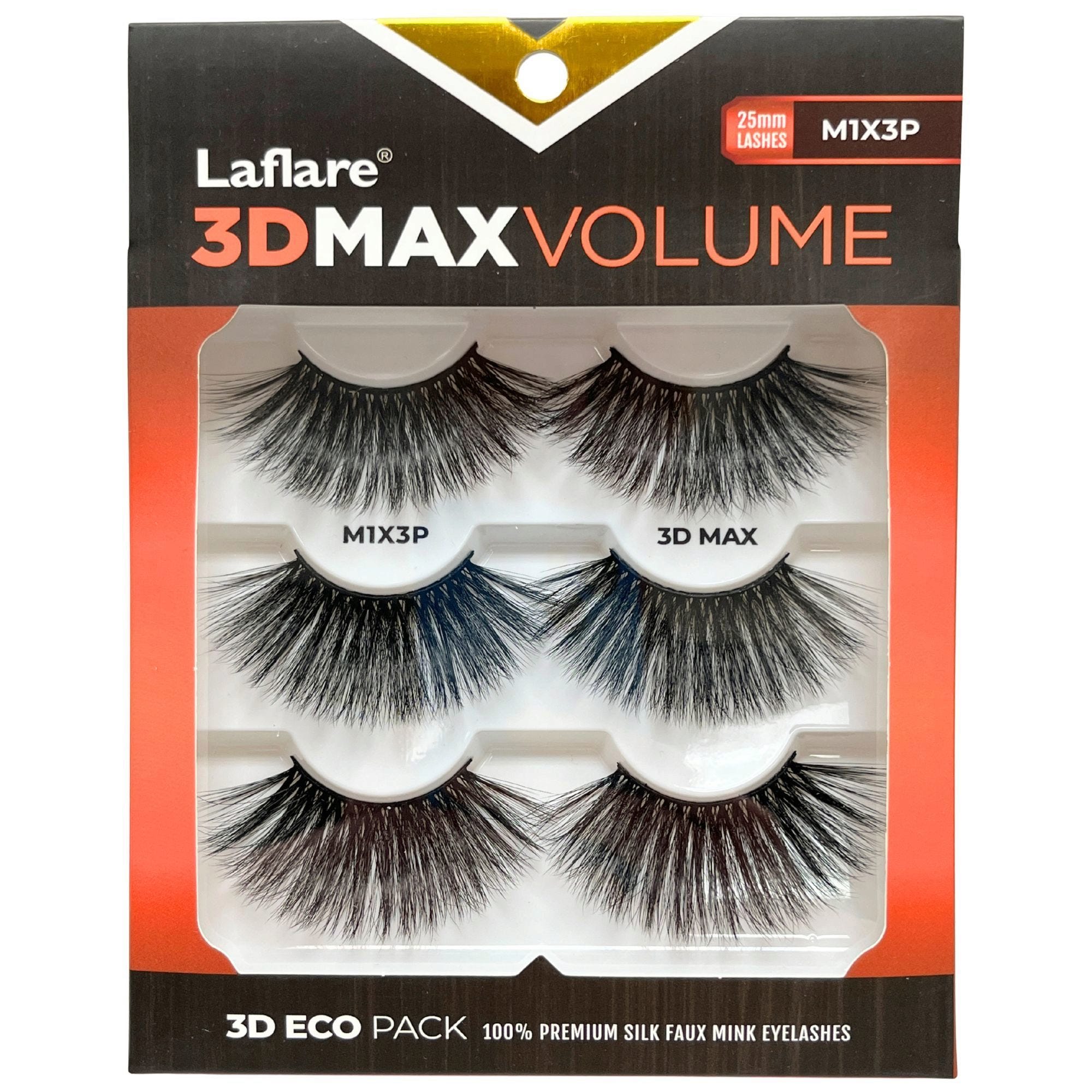 Bulk 40-Pack: 3D Max Volume 3 Pack Full Glam Lashes