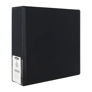 3 in. Album - Plain - Black