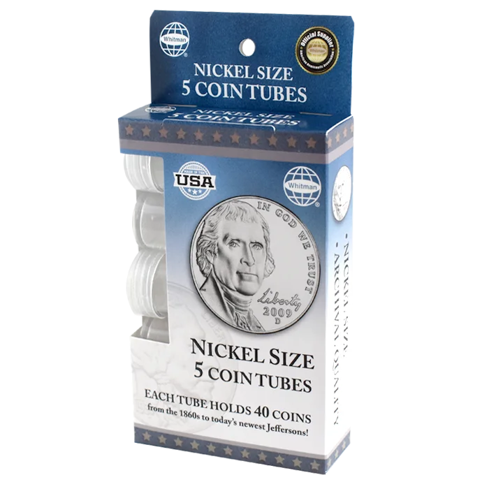5 Round Coin Tube - Nickel