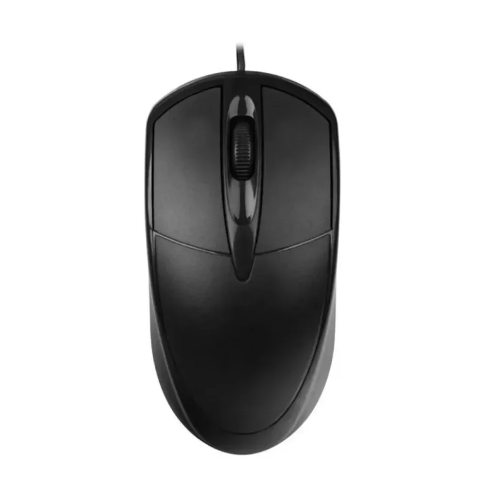 Wired USB optical mouse, 3 buttons, 1200 DPI — representative supplier photograph
