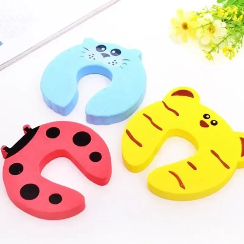 Foam animal door stoppers, assorted, 8-pack — representative supplier photograph