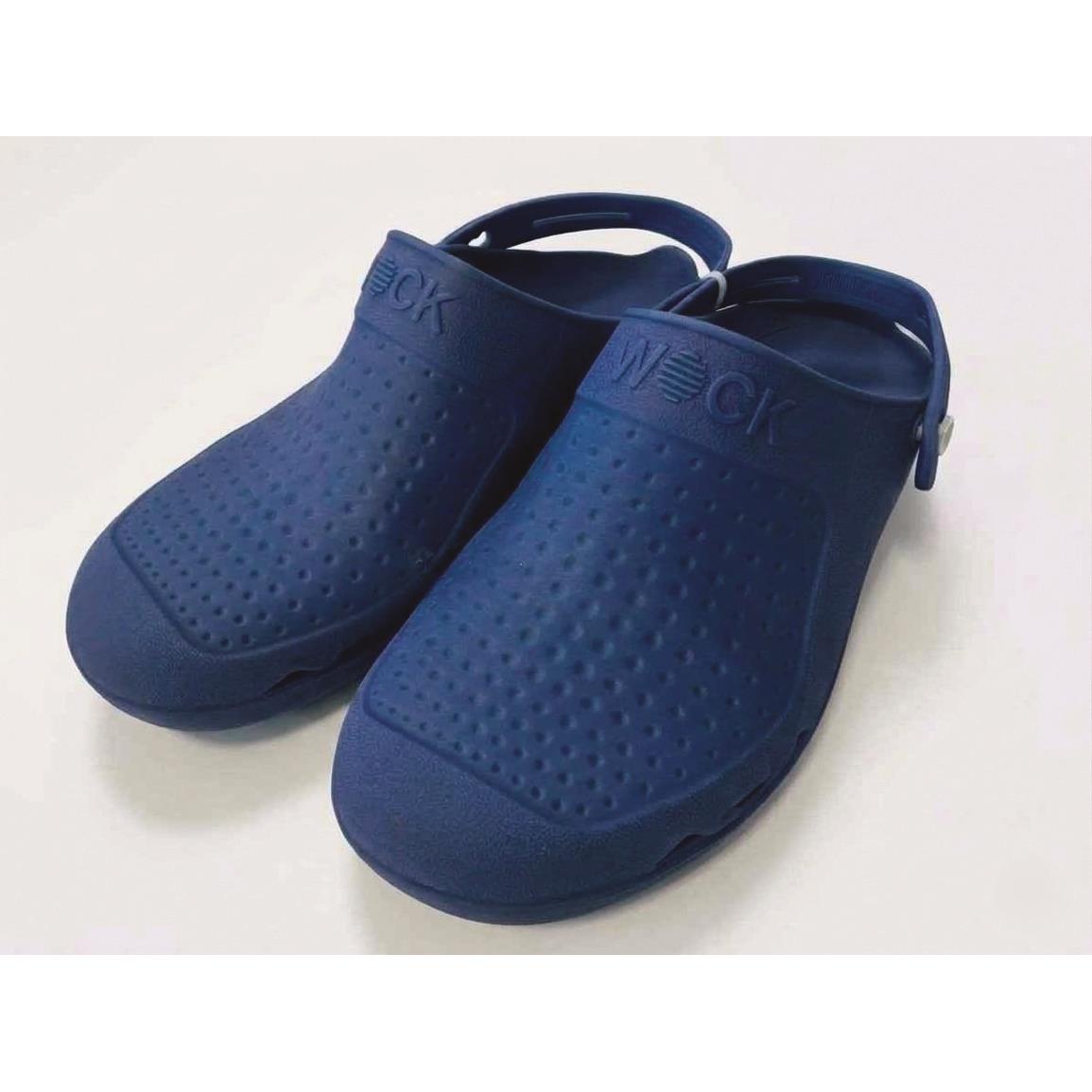 Military Surplus Hospital-Style Clogs, Used — 6 / D - Medium / Blue