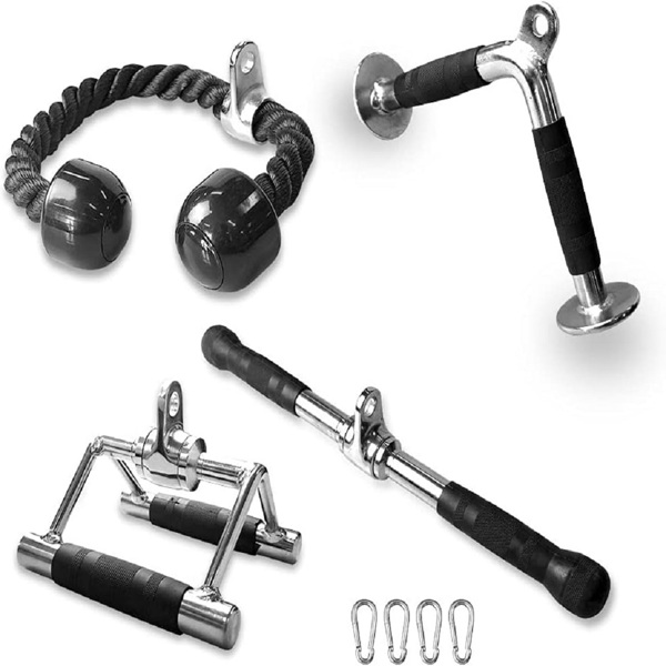 Multi-functional Fitness Handlebars, 4-piece Set Of Adjustable Pull-down Squat Racks For Home Use — 4piece gym kit