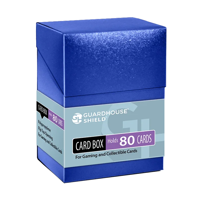 Flip-top Card Box - Blue