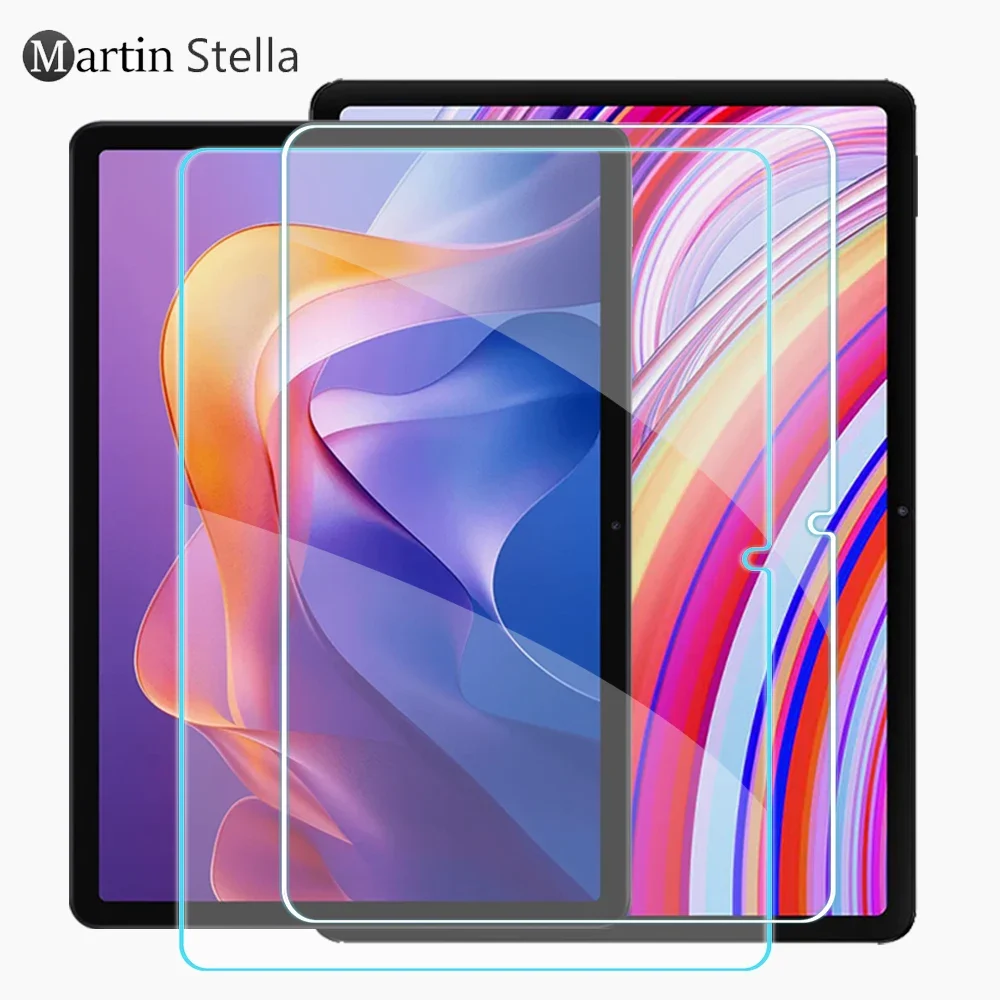 Tempered glass screen protector compatible with Redmi Pad tablets