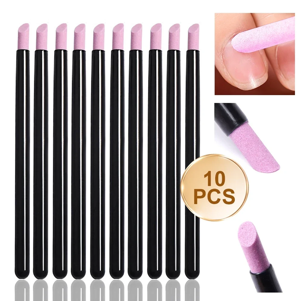 Quartz cuticle file pens, single or pack of 10 — representative supplier photograph