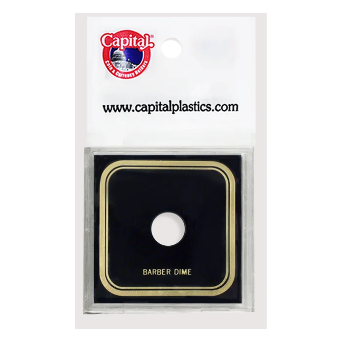 Capital Plastics VPX Coin Holder - Barber Dime