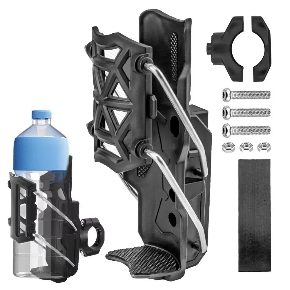 Handlebar cup and bottle holder for motorcycles and bikes — representative supplier photograph