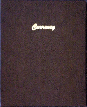 Currency Stock Book