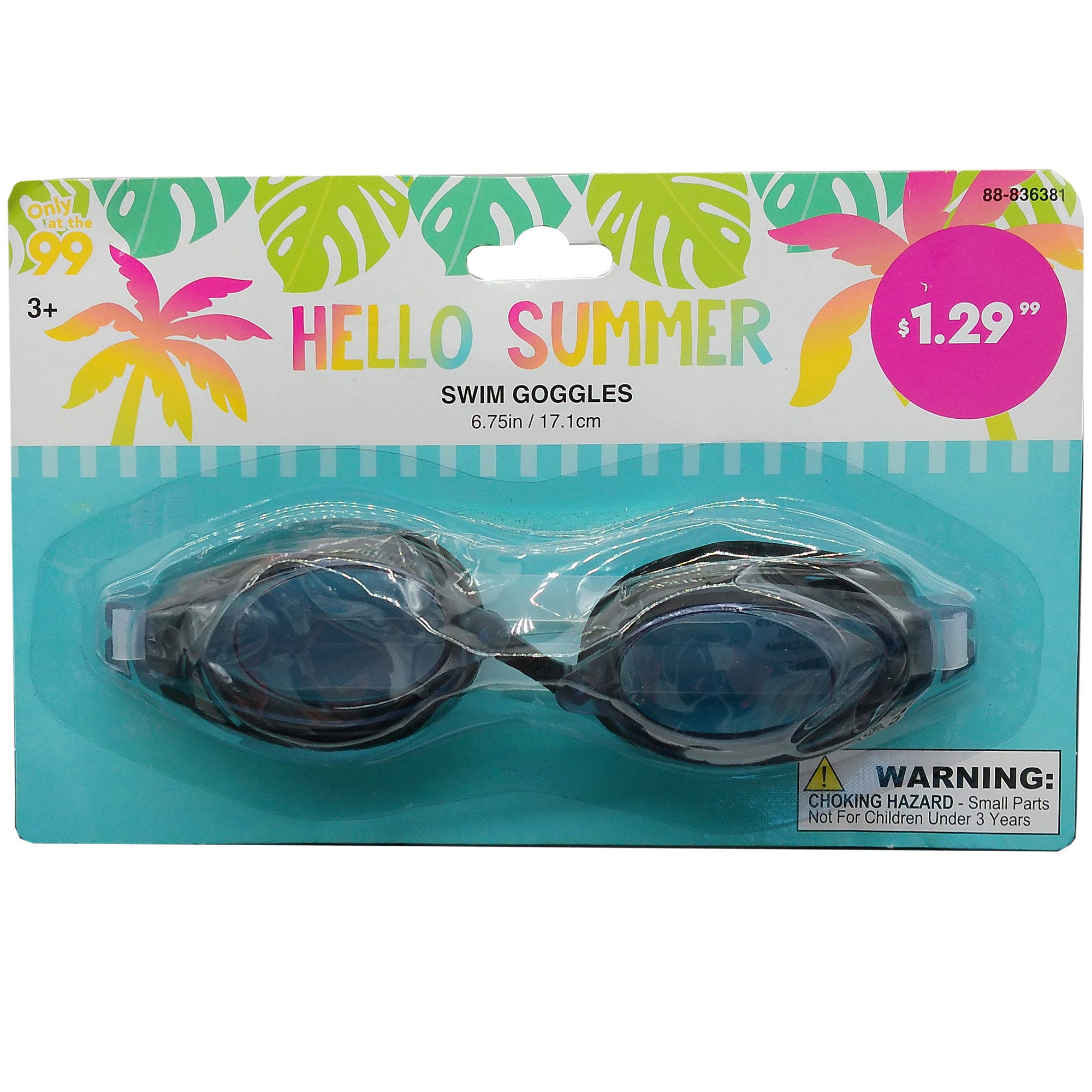 Adult Swim Goggles Assorted Colors (pack of 54)