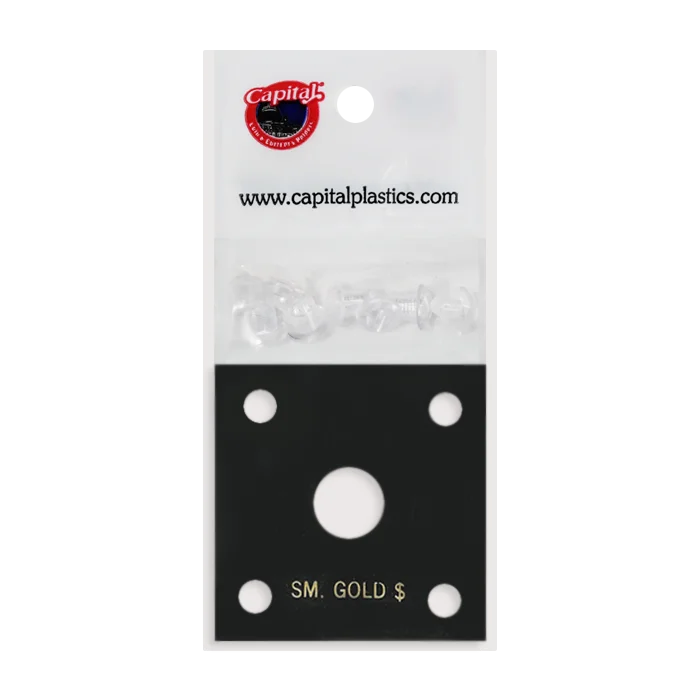 Capital Plastics 144 Coin Holder - Small Gold $ (type 1)