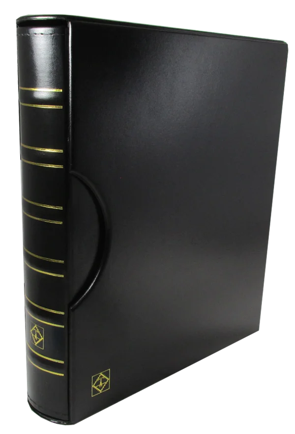 Grande Classic 3 Ring Certified Coin Slab Album with Slip Case (4 Pages) Black