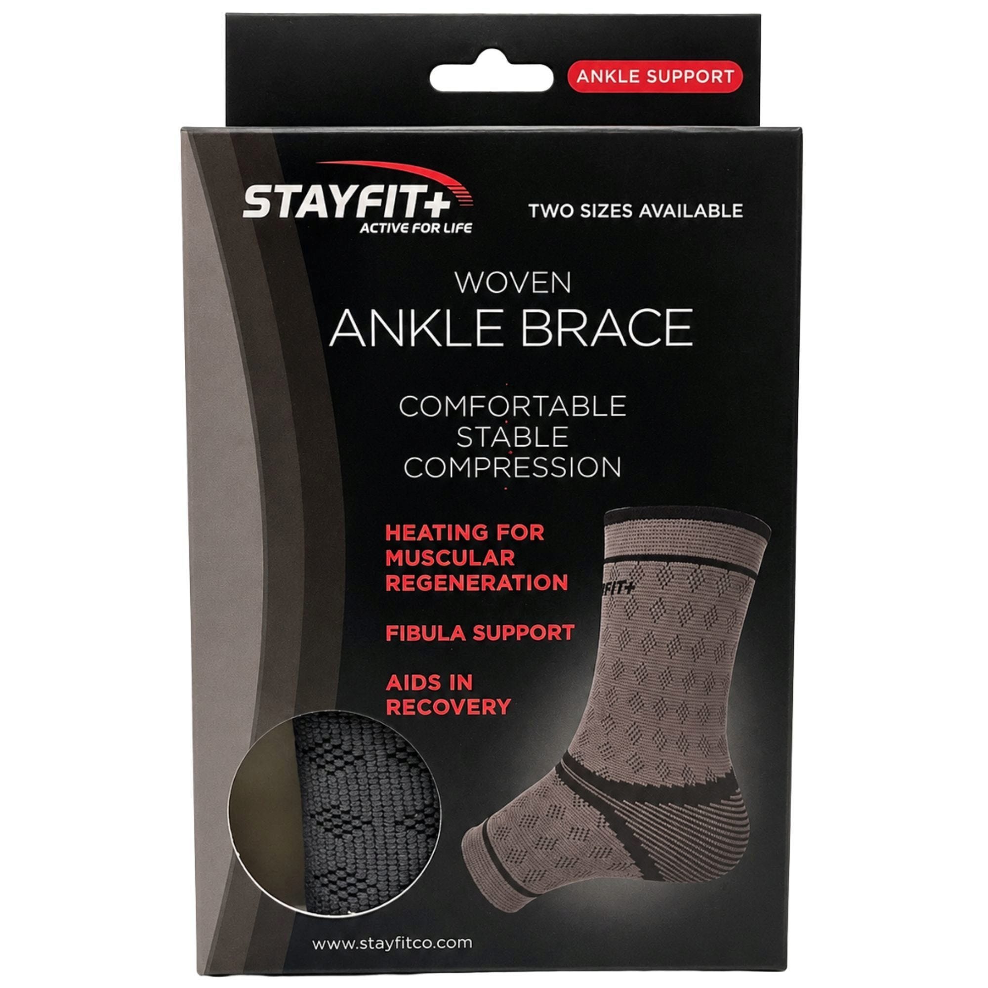 Bulk 24-Pack: Stayfit Woven S/M Ankle Brace