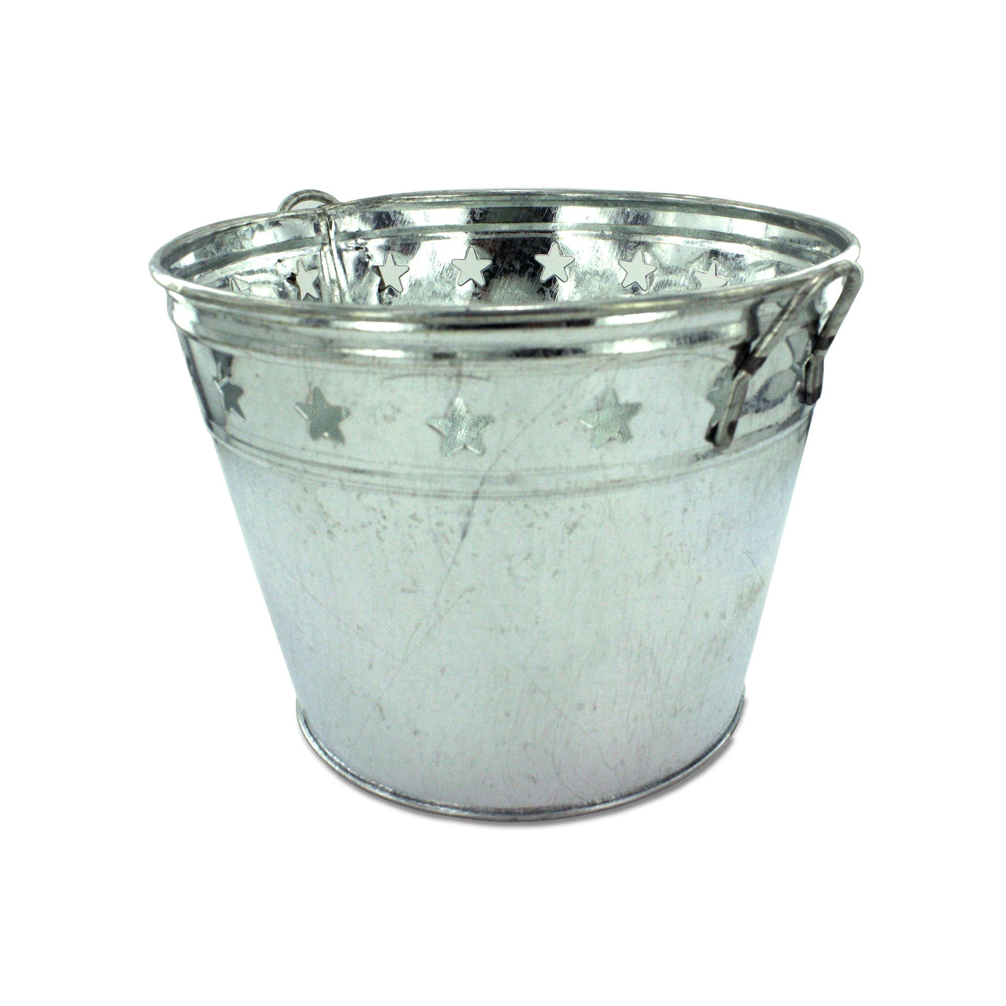 Bulk 24-Pack: Tin Bucket with Stars