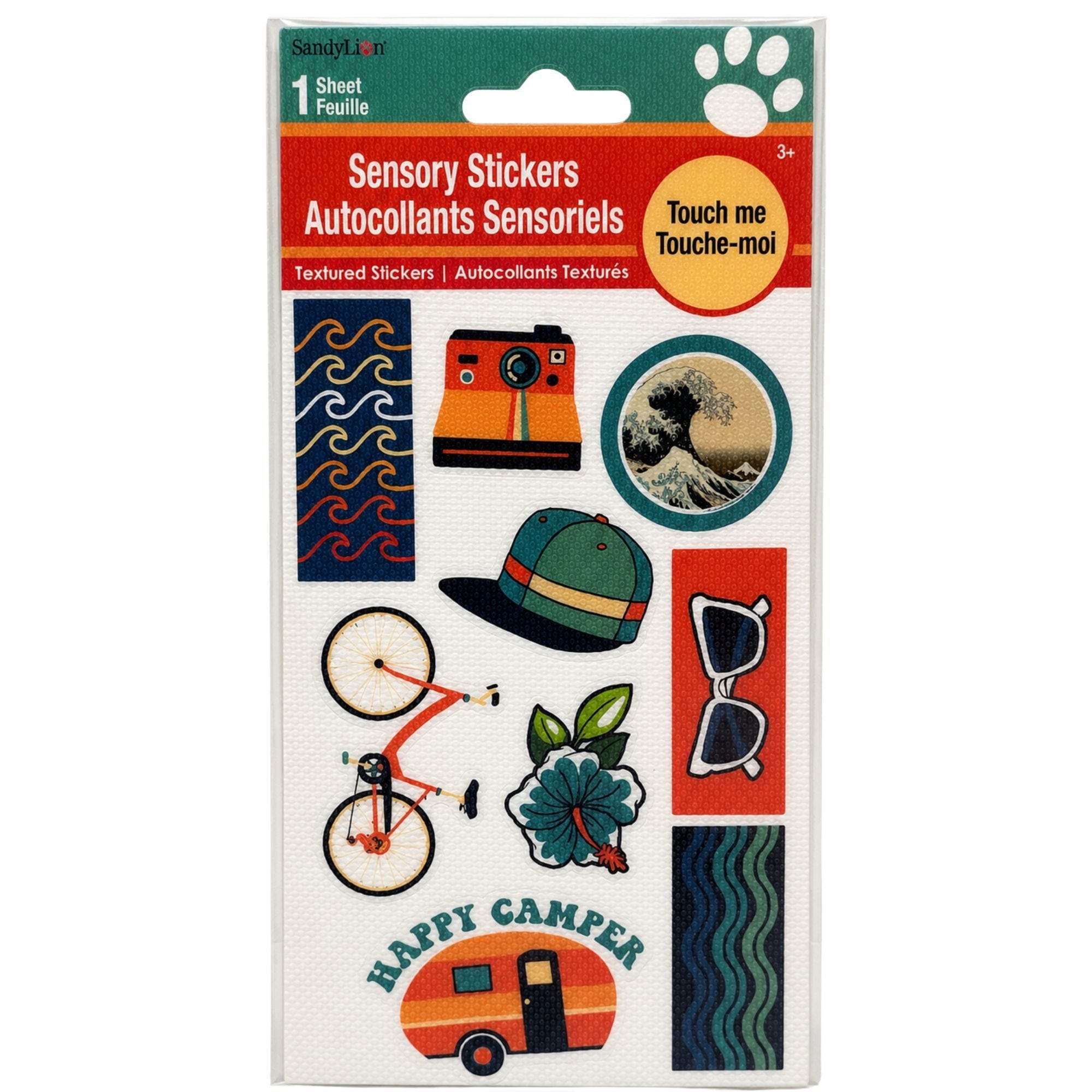 Bulk 66-Pack: Good Times Sensory Textured Stickers