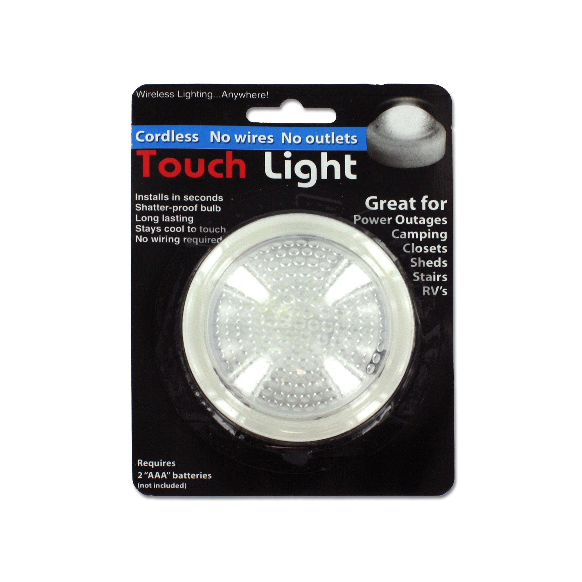 Bulk 24-Pack: Compact Touch Light