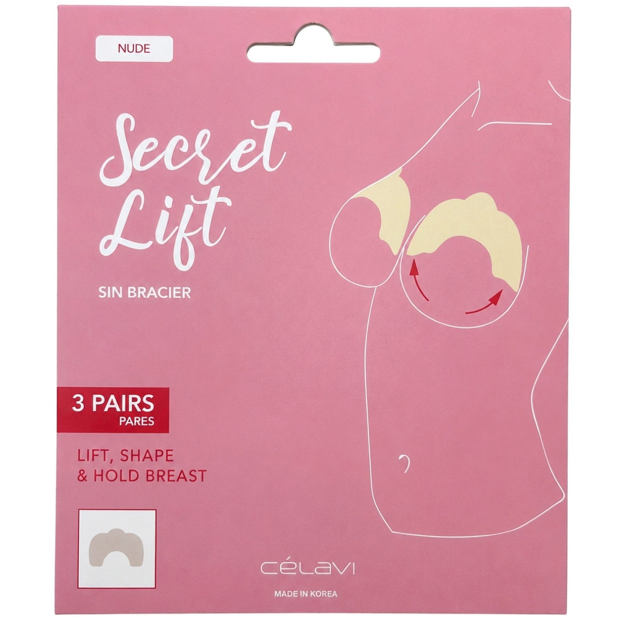 Bulk 36-Pack: Celavi 3 Pair Secret Lift Breast Tape