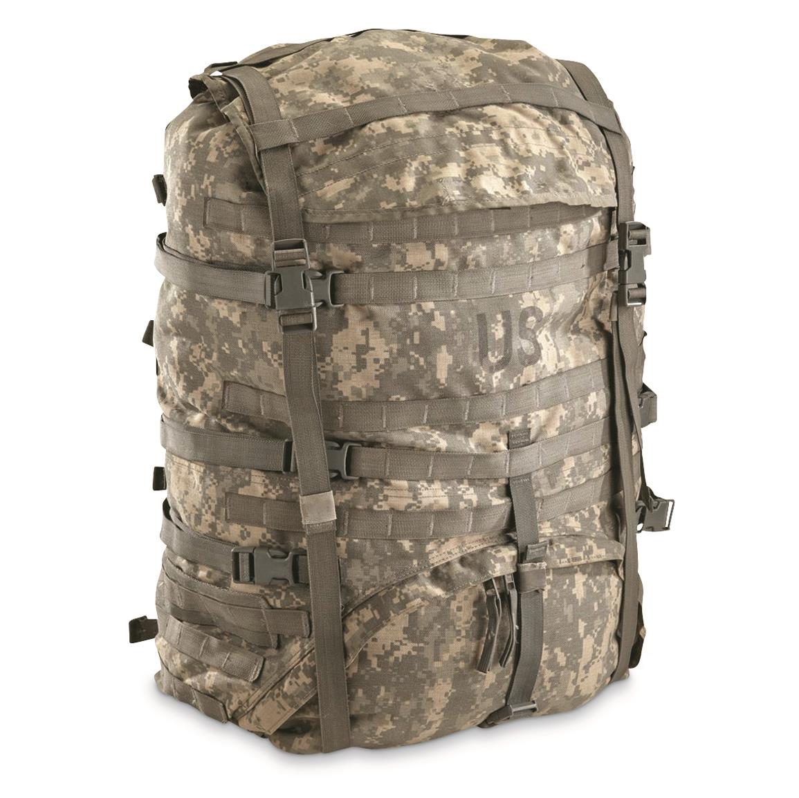 U.S. Military Surplus Large Rucksack, No Straps, Used — ACU