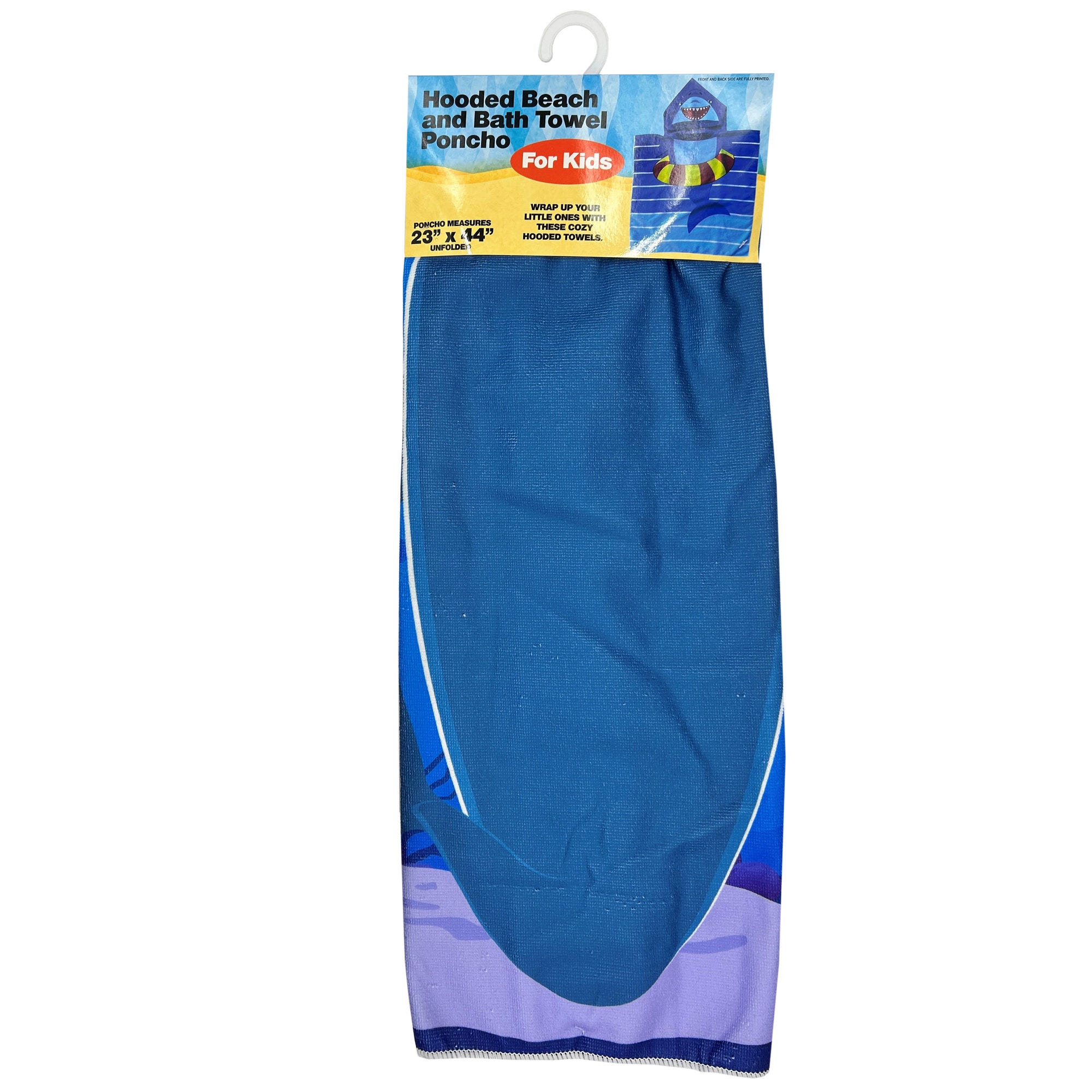 Hooded Beach and Bath Towel Poncho for Kids Assorted Designs (pack of 7)