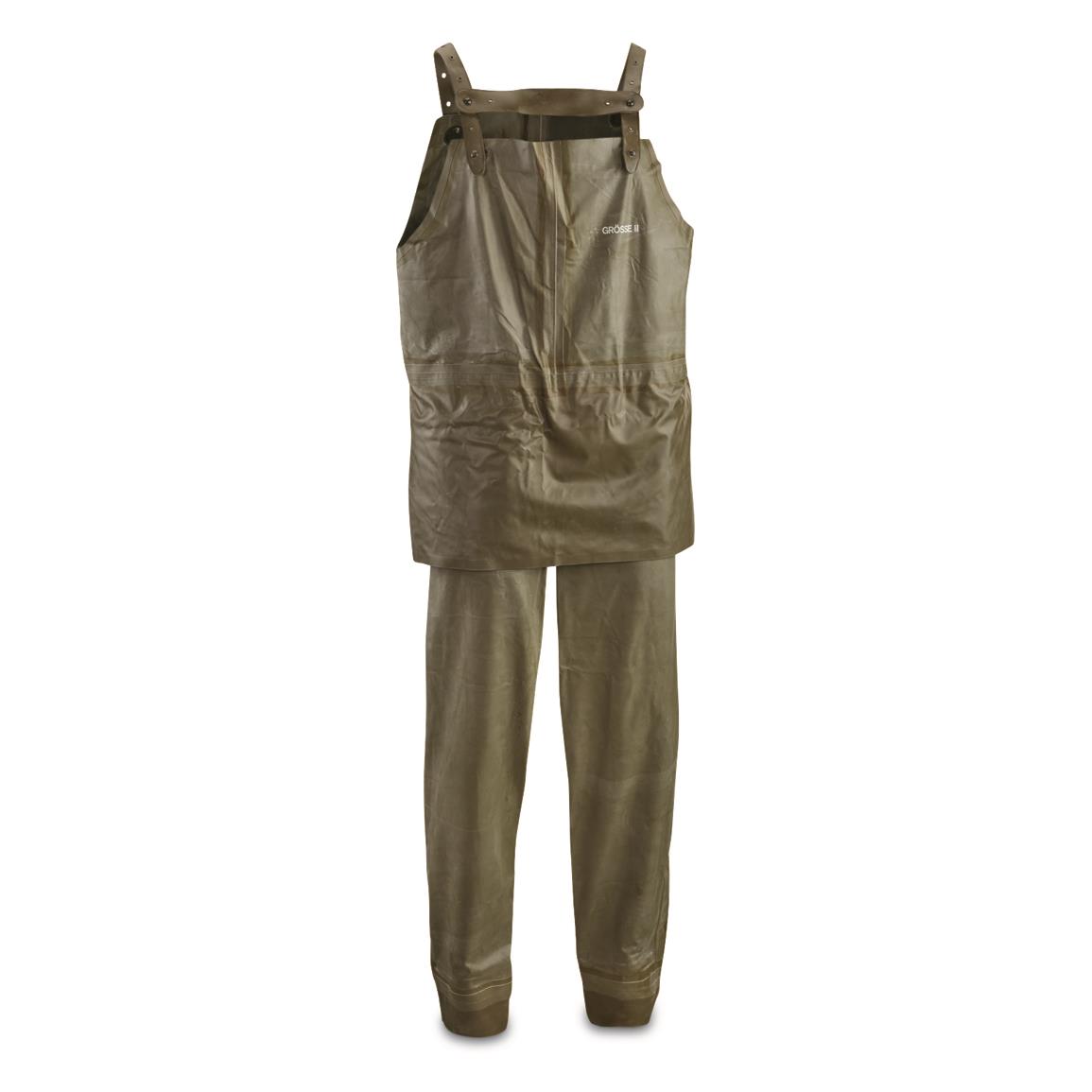 German Military Surplus NBC Heavyweight Pants, Like New — Olive Drab / XL