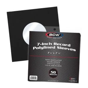 7-Inch Record Paper Inner Sleeves - Polylined