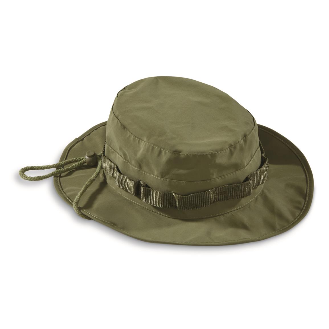 Italian Municipal Forestry Department Boonie Hat, New — MEDIUM / Olive Drab