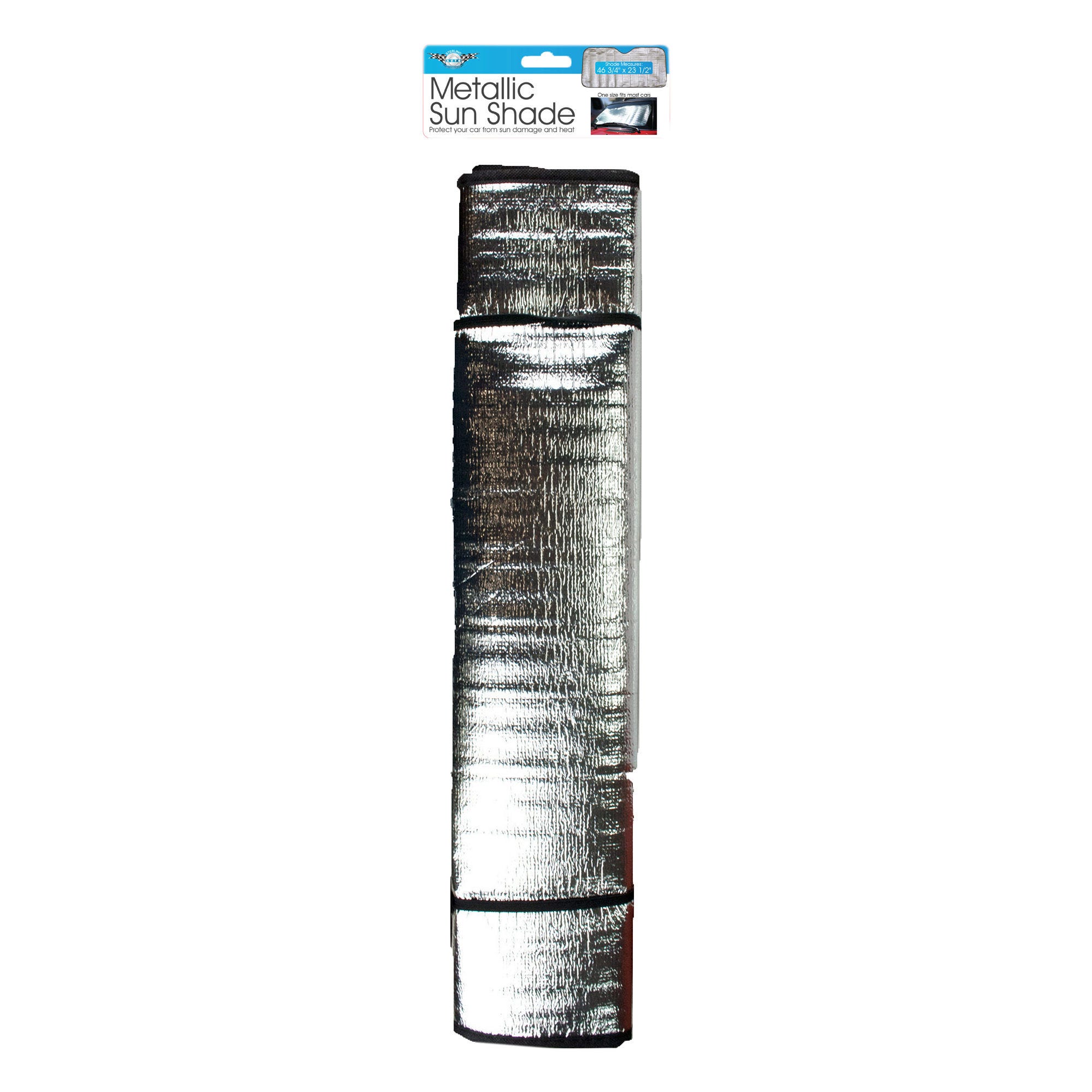Bulk 24-Pack: Metallic Auto Sun Shade