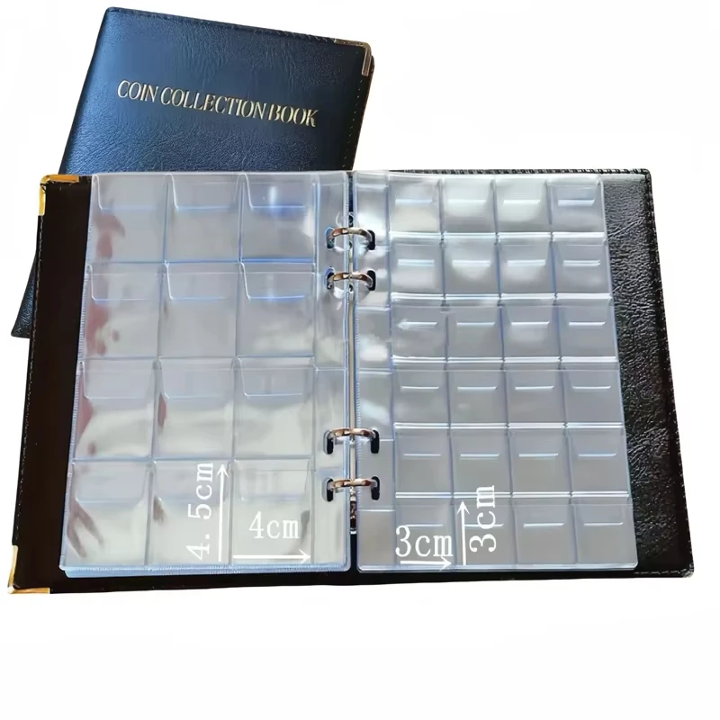 Loose-leaf coin collection album
