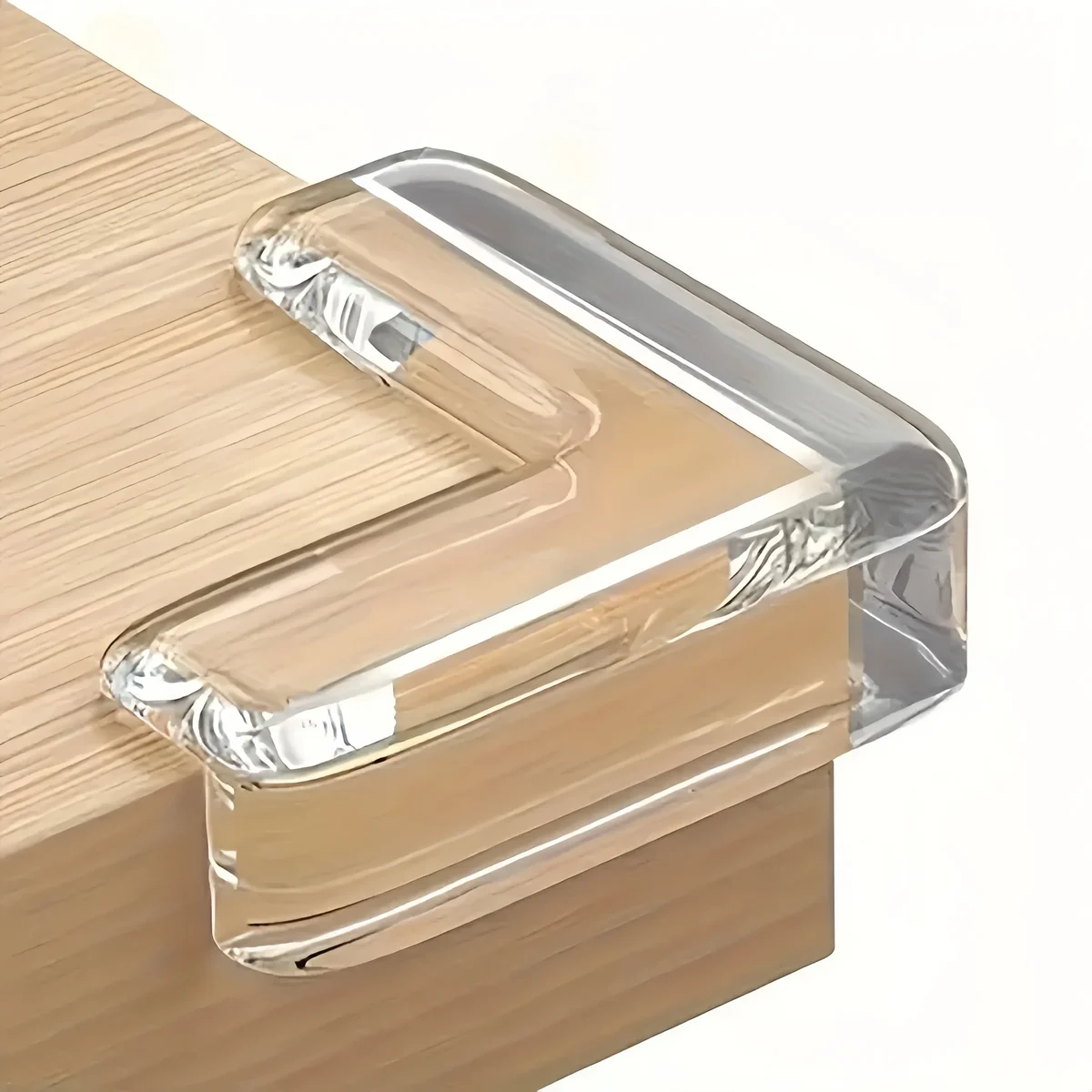 Clear silicone corner guards for furniture, 10 pack — representative supplier photograph