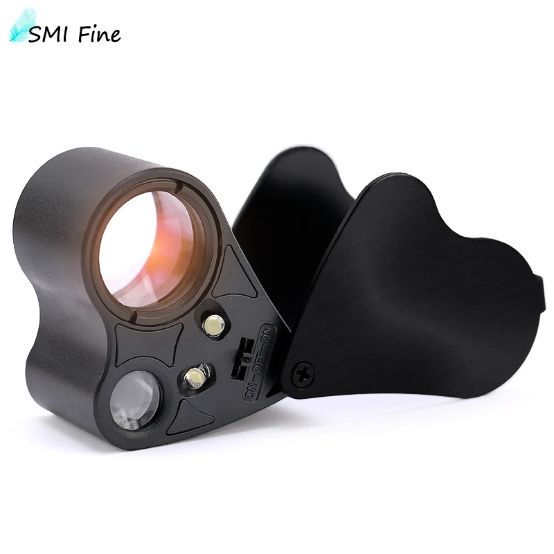 SMI illuminated folding inspection loupe