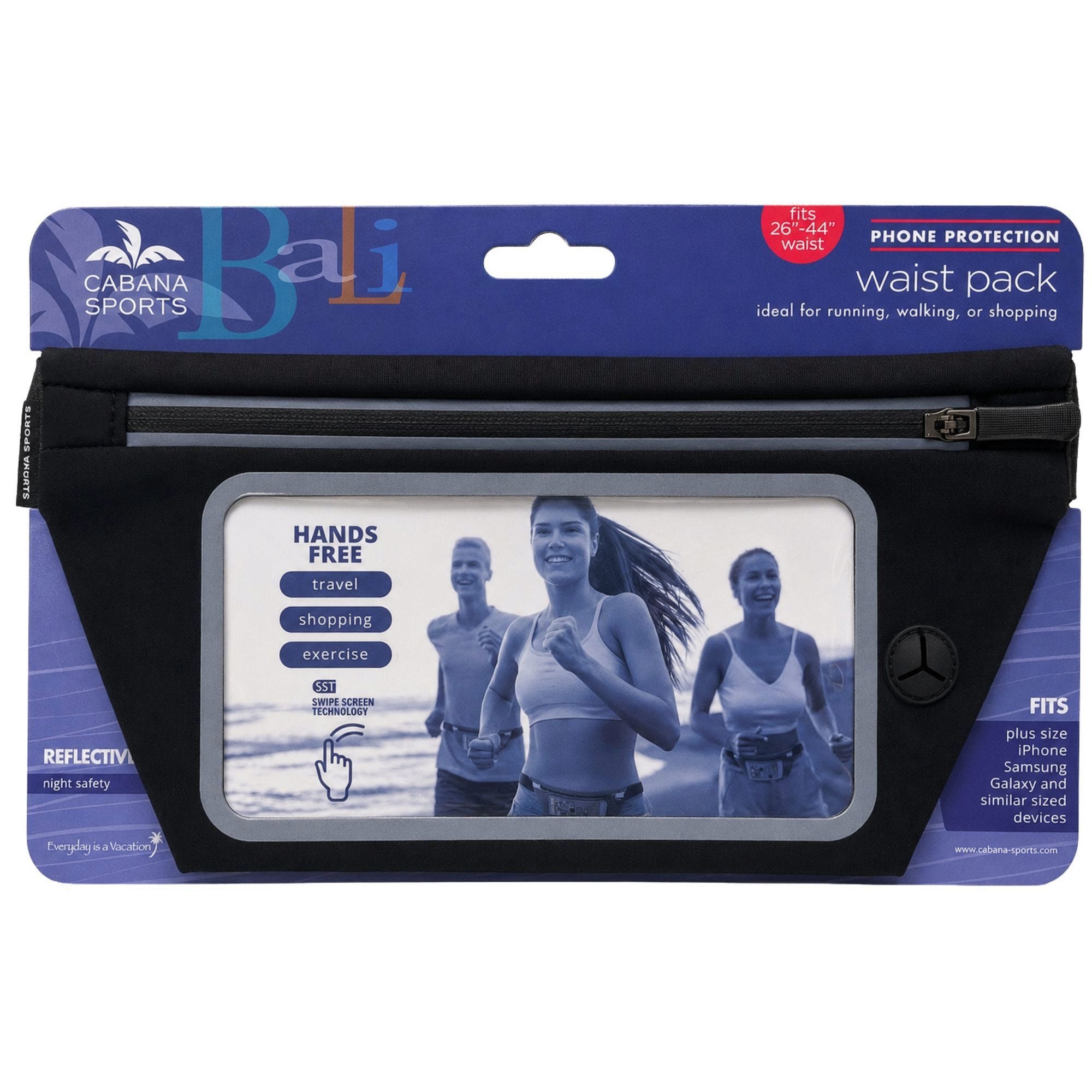 Cabana Sports Bali Black Running Pack (pack of 15)