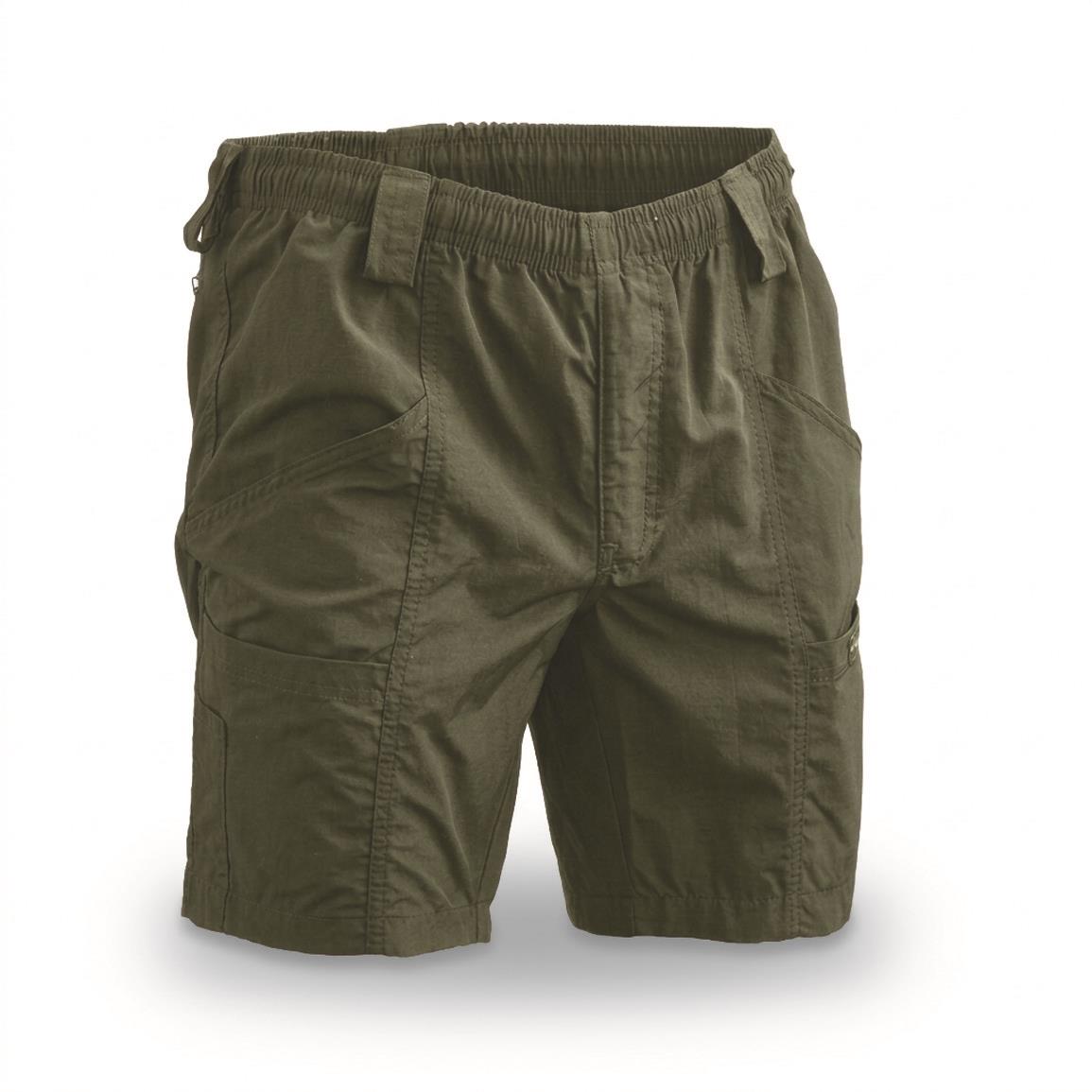 U.S. Municipal Surplus Mocean Velocity Shorts, 2 Pack, New — LARGE / Green