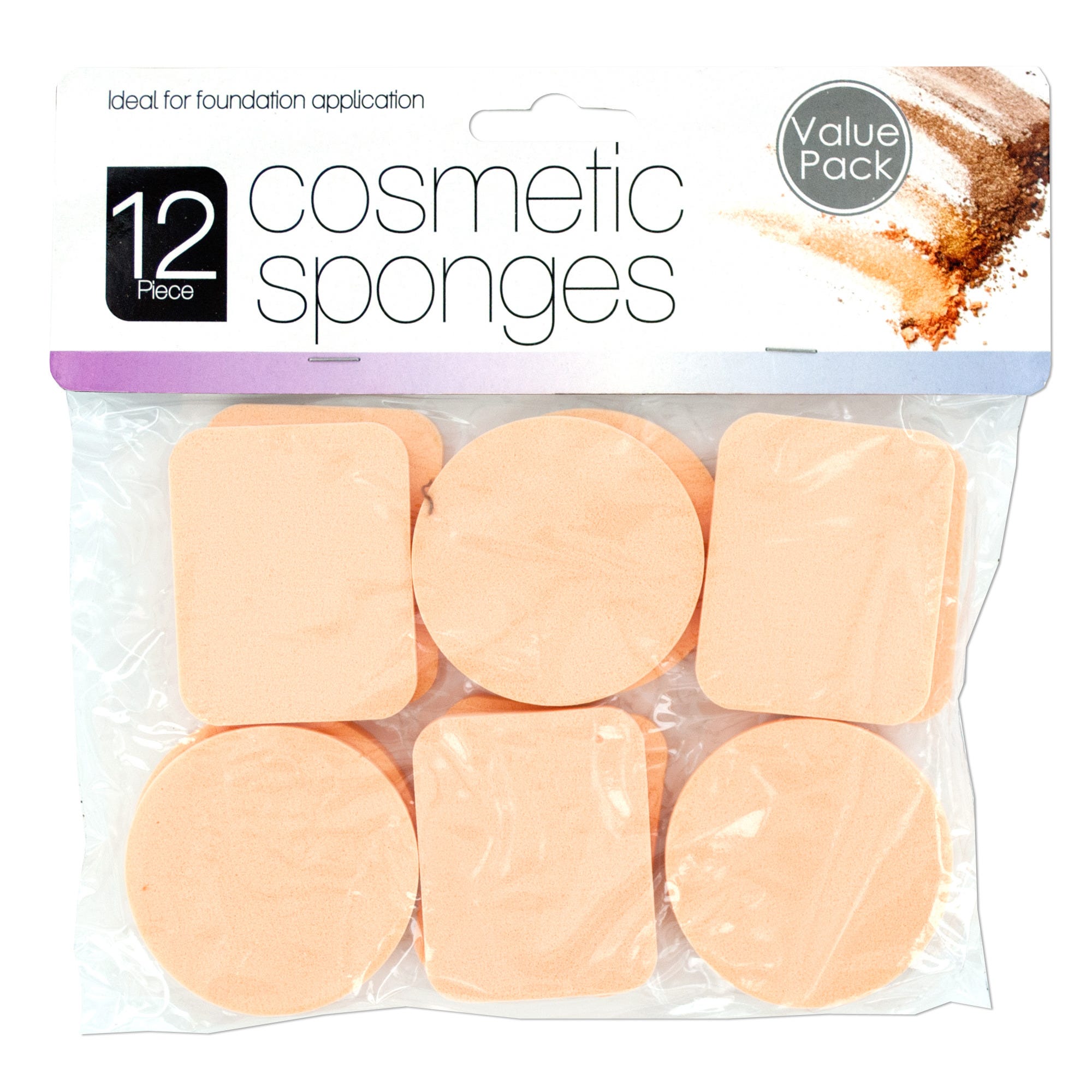 Bulk 24-Pack: Cosmetic Sponges Set