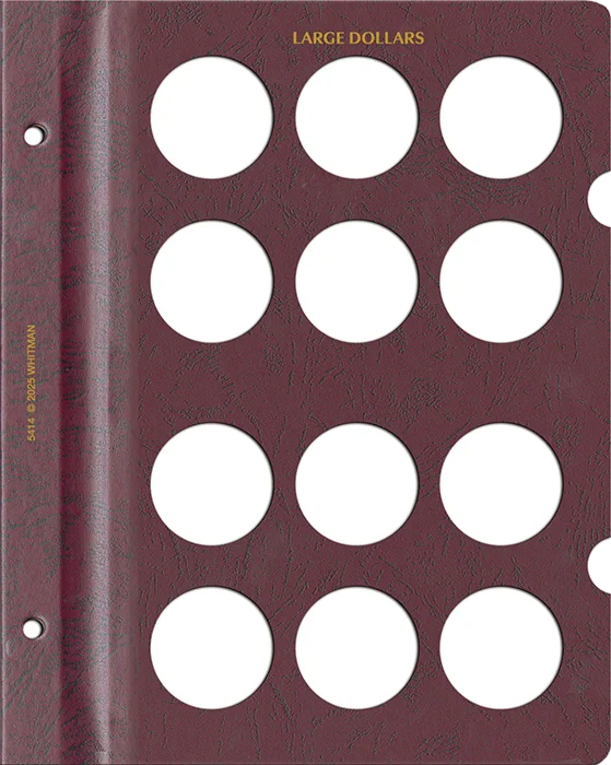 Blank Page, Large Dollar (Burgundy)